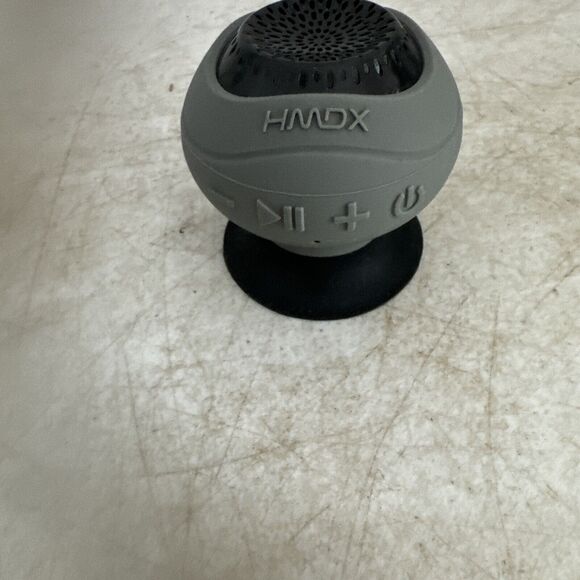 HMDX Portable Splash-Proof Bluetooth Speaker w/ Aux HX-P120 Grey (GOOD WORKING) - Picture 2 of 8